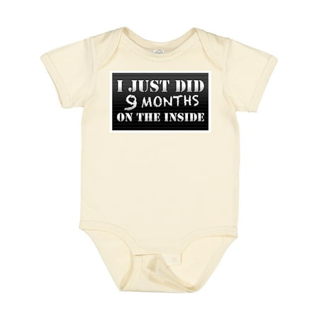 

Inktastic 9 Months on the Inside Gift Baby Boy or Baby Girl Bodysuit