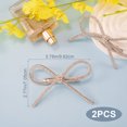 thumbnail image 2 of 2Pcs Rhinestone Bow Hair Clip Crystal Bowknot Clip Non-Slip Duckbill Barrettes for Women Girl, 2 of 6