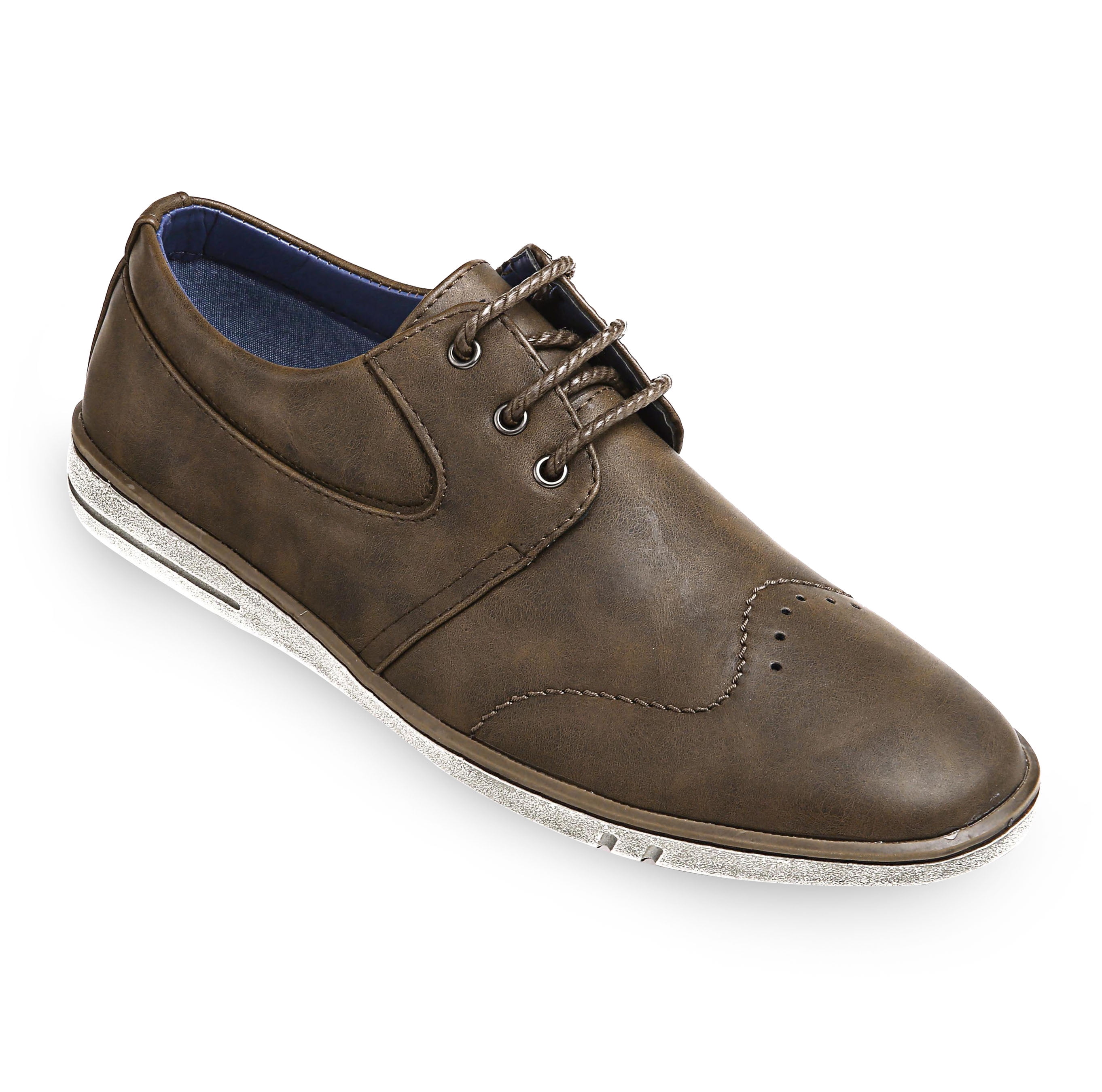 Mio Marino Classic Wingtip Oxford Dress Shoes for Men w  display picture 2