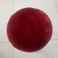 thumbnail image 2 of Non Slip Round Chair Cover Seat Pads with Buckle Slip Chair Stool Wine Red - 35cm (14 inch), 2 of 6