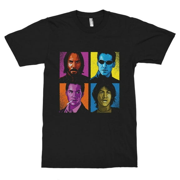 Keanu Reeves Moovies Pop Art T-Shirt Unisex