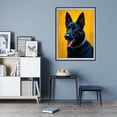 thumbnail image 7 of Diamond Art Kit for Adults, Dog Portrait Black Fur Yellow Background Diamond Painting for Adults Beginners, DIY Diamond Art Painting Kits, 5D Diamond Painting Crafts for Home Decor 12x16 Frameless, 7 of 7