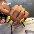 thumbnail image 1 of Fofosbeauty 24pcs Press on False Nails Tips,Almond Fake Acrylic Nails, Flash Goose Yellow, 1 of 9