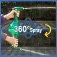 thumbnail image 3 of Plant Mister Spray Bottle for Indoor/Outdoor Plants, 1L Electric Garden Sprayer with Adjustable Nozzle, Battery Powered Sprayer for Cleaning, Gardening & Fertilizing (Green & Yellow), 3 of 8