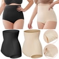 thumbnail image 2 of High Waist Body Shaper Shorts Shapewear For Women Tummy Control Thigh Slimming Technology Black/Apricot Large Size S-2XL, 2 of 8