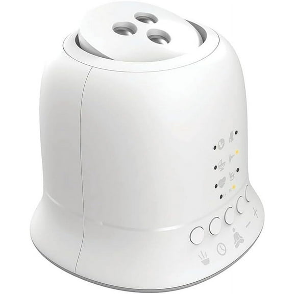 HoMedics SoundSpa Lullaby  Baby Sound Spa, Sounds and Projection, 6 Sounds, Lullaby, Shush, Rock-a-Bye, Twinkle Twinkle, White Noise, Heartbeat, Tilt Projector with 9 Images, Auto-Off Timer