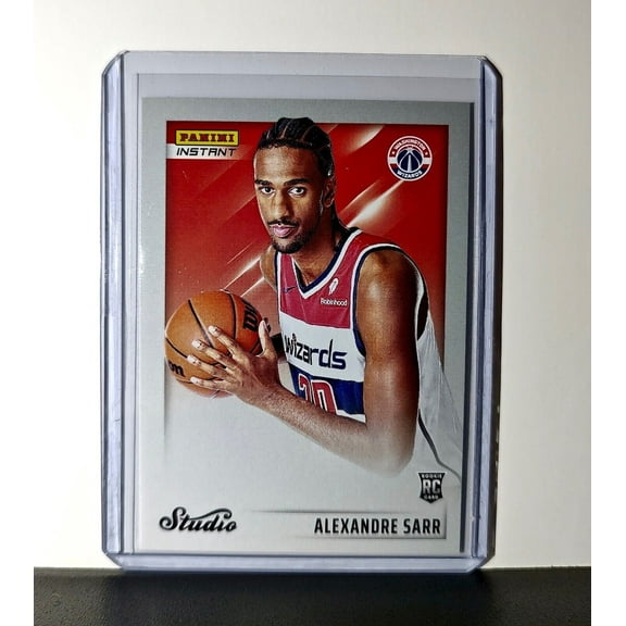 Alexandre Sarr 2024-25 Panini NBA Studio #22 Rookie Card Wizards 1/275