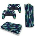 thumbnail image 5 of Peacock Feather PS5/PS5 Slim Digital Disc Skin Sticker For Console And Controller Skins, 5 of 7