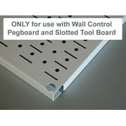 Wall Control Slotted Tool Board Workstation Accessory Kit for Wall Control Pegboard and Slotted Tool Board Only ? Blue