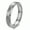 Multicolor3, variant on Tungsten Rings for Men,Seamless Fit Silver Rings for Men,Distinct Profile Groove Ring