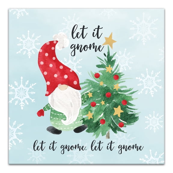 Creative Products Let it Gnome 16 x 16 Canvas Wall Art