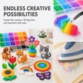 thumbnail image 2 of hautllaif 10,000pcs Fuse Beads Kit – 24 Colors 2.6mm Melting Beads, Complete Set with Pegboards, Tweezers & Ironing Paper, Endless DIY Crafts for Kids, Perfect Birthday & holiday gift, 2 of 6