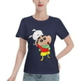 thumbnail image 1 of Women's Basic Short Sleeve T-Shirt Crayon Shin Chan, 1 of 6