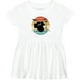 thumbnail image 3 of Inktastic Drum Set Retro Drummer Sunset Girls Baby Dress, 3 of 5
