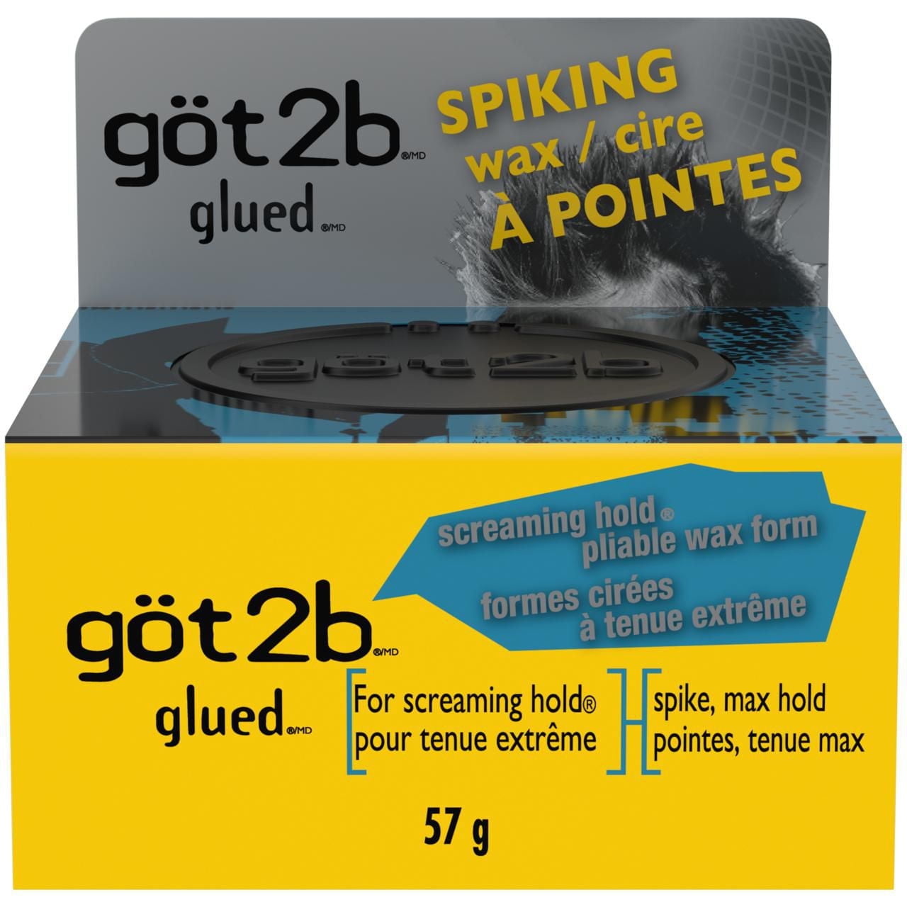 Got2b cire à pointes glued, pour une tenue extrême, 57 g Pour tenue extrême et pointes