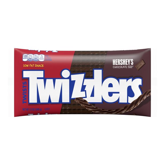 TWIZZLERS Twists, Chocolate Flavor 12-Ounce Bag