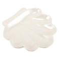 thumbnail image 2 of Plato decorativo de concha para joyas, porta anillos de cerámica blanca, bonito plato para decorar el dormitorio, porta anillos de compromiso, decoración costera, 2 of 7