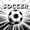 Black White 1, variant on Manfei Soccer Sport Twin Sheets, Goal Print Bedding, Multicolor Grey 3 Pieces(1 Flat Sheet, 1 Fitted Sheet and 1 Pillowcase)
