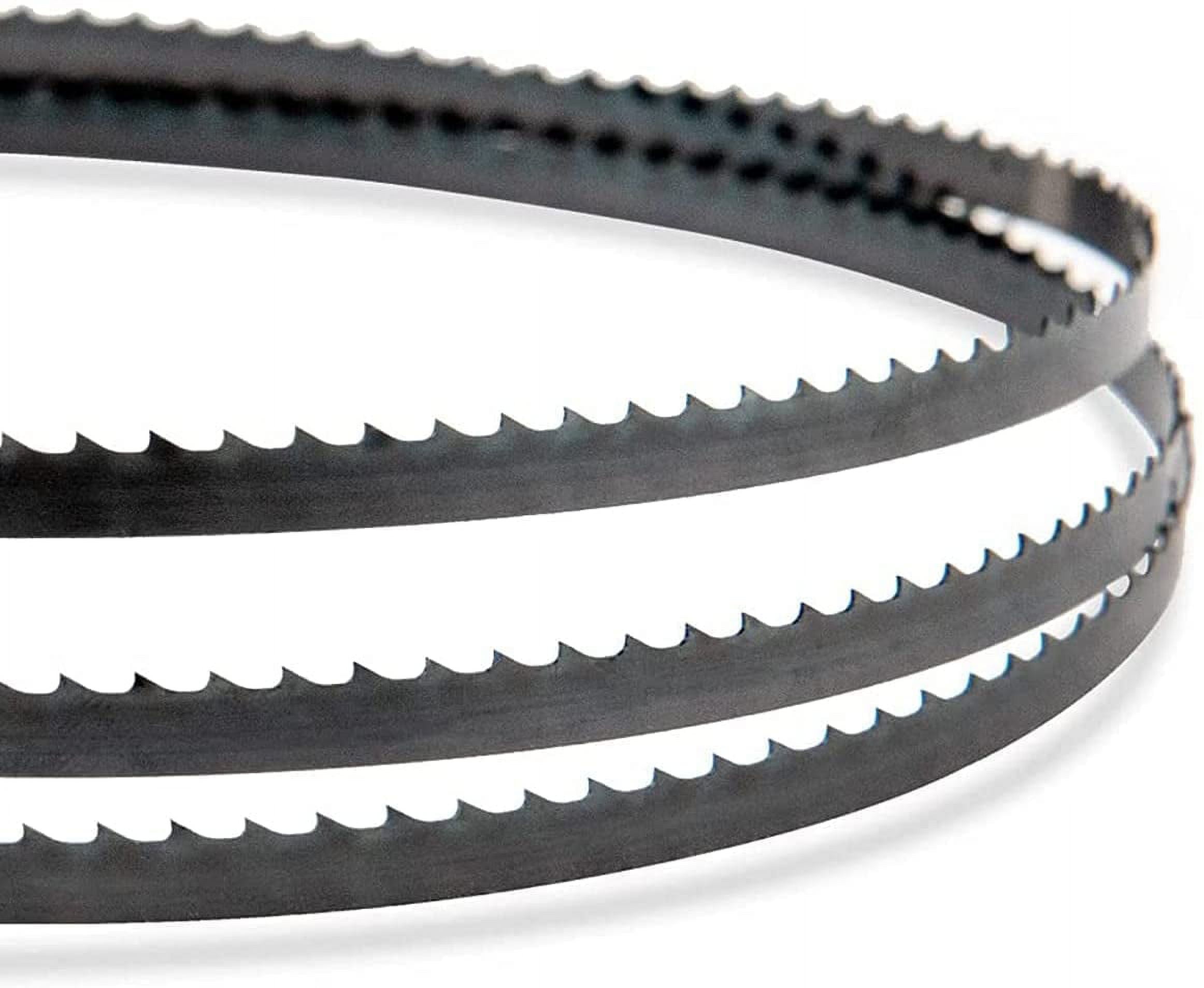 POWERTEC 3PK 72-1/2 Inch Bandsaw Blades, 1/2" x 3 TPI Band Saw Blades for Delta 28-195, Sears Craftsman, Skil and Dremel 10" Band Saw for Woodworking (13223-P3)