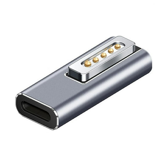 For Type-C Female to Magnetic 2 USB Plug Converter for MacBookAir/Pro