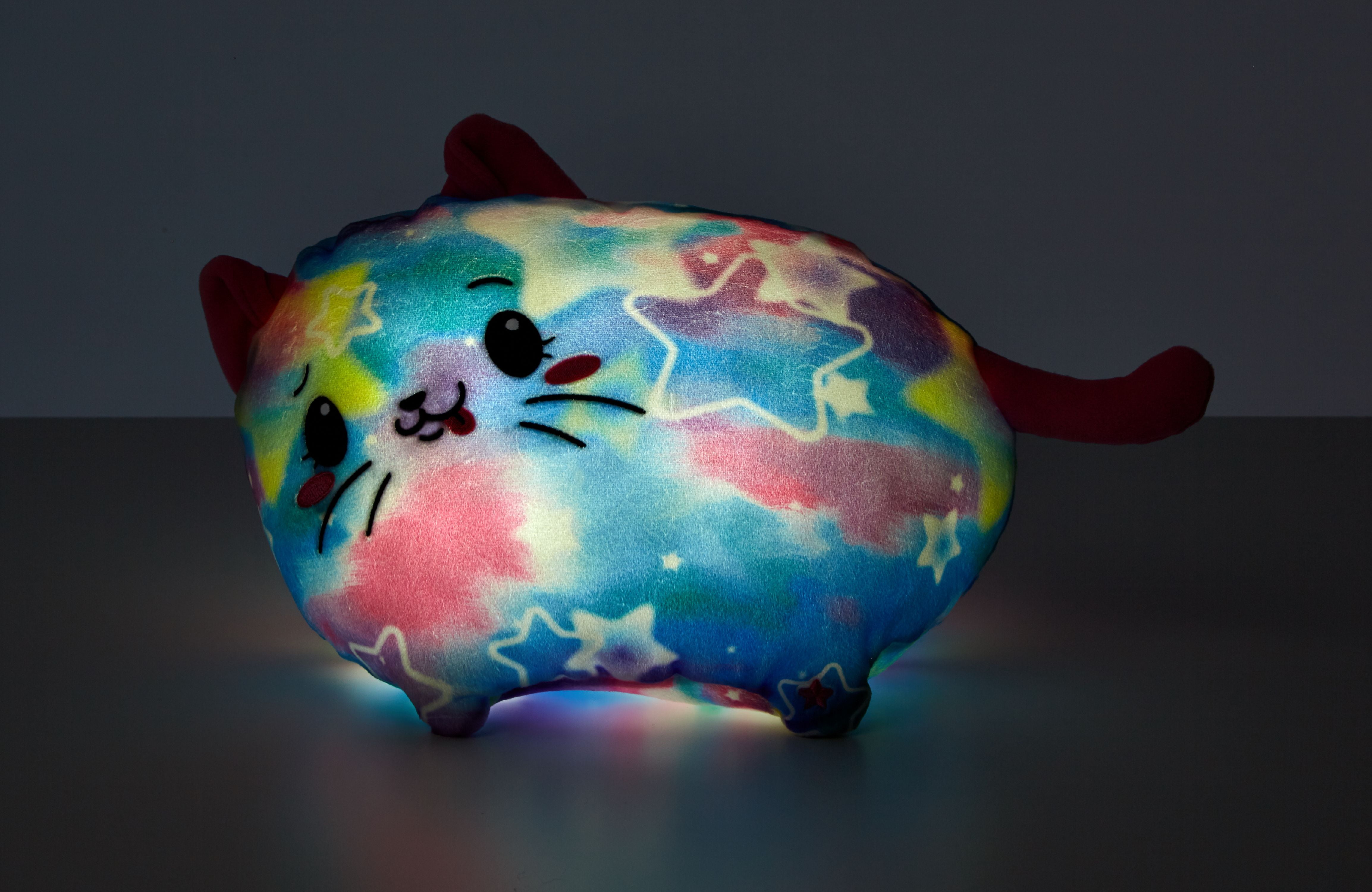 Pikmi Pops Jelly Dreams Twinx the Cat 11 LED Light up Glowing Plush Toy