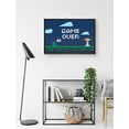 thumbnail image 3 of IDEA4WALL Framed Canvas Art Wall Decor Video Arcade Game Over with Monster Icons Pop Culture Media Illustrations Pop Art Modern Colorful for Dorm Home Office - 16"x24", 3 of 4