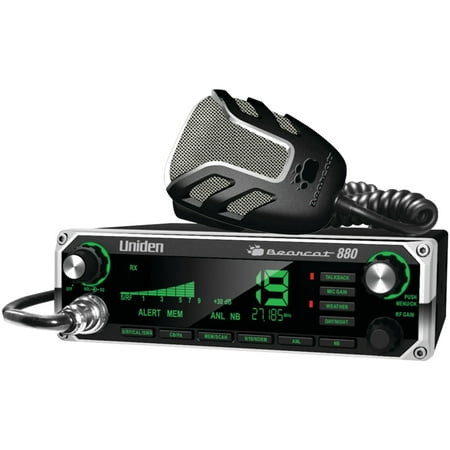 Uniden BEARCAT 880 40-Channel Bearcat 880 CB Radio with 7-Color Display (Best Galaxy Cb Radio)