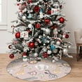thumbnail image 5 of Picia Safari Animals Print Christmas Tree Skirt , Christmas Tree Skirt Ornaments for Merry Christmas Holiday Party Decorations Indoor Outdoor-36", 5 of 7