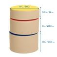thumbnail image 2 of SoftZone Colorful Stump Stool Set, 2 of 9