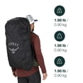 thumbnail image 2 of Funda impermeable Osprey ultraligera para mochila, color negro, talla M, 2 of 6