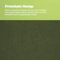 thumbnail image 4 of Hemp Fabric 5x14" Neck Roll Pillowcase - Soft Washable Pillow Cover - Made in USA, Forest Green, 4 of 9