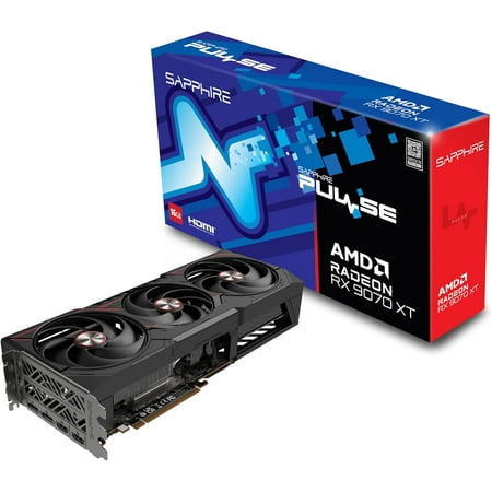 Sapphire 11348-03-20G Pulse AMD Radeon™ RX 9070 XT Gaming Graphics Card with 16GB GDDR6, AMD RDNA 4