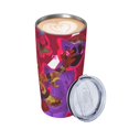 thumbnail image 2 of Taza de café Smiling Critters con tapa, 20 oz, vaso de viaje de acero inoxidable que se mantiene frío durante 9 horas y caliente durante 3 horas, 2 of 7