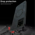 thumbnail image 6 of Mantto for Samsung Galaxy S20 Ultra Case Compatible with MagSafe Charging, Vegan PU Leather Slim Classic Luxury Elegant Thin Drop Protection Protective Cover for Samsung Galaxy S20 Ultra, Black, 6 of 9