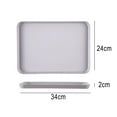 thumbnail image 1 of Lefu Rectangular Serving Tray Anti Slip Scratch Resistant Plastic Food Serving Tray, 1 of 9