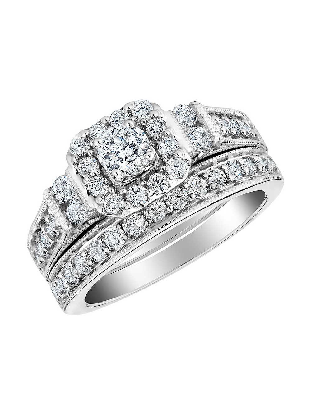 Gem And Harmony 2/5 Carat (ctw HI, I2I3) Diamond Engagement Ring