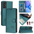 thumbnail image 2 of TCL 40 SE Case ,Cat PU Leather Crossbody Lanyard Strap RFID Magnetic Wallet Compatible with TCL 40 SE Cover, 2 of 5