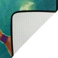 thumbnail image 4 of SKYSONIC Halloween Flying Little Witch On Green Lightweight Carpet Mats Area Soft Rugs Floor Mat Rug Home Decoration for Kids Room Living Room 63 x 48 inches, 4 of 6