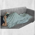 thumbnail image 6 of Stripes Soft Flannel Fleece Blanket, Vertical Line Pattern in Pastel Colors Abstract Geometric Composition, Cozy Plush for Indoor and Outdoor Use, 60" x 80", Pale Blue Pale Sea Green, by Ambesonne, 6 of 6