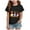 A17-Black, variant on Girls Shirts Short Sleeve Shirt for Girls Soft Cotton Tees Kids Tshirts Clothes Summer Tops T-Shirt(Dark Gray,5-6 Years)
