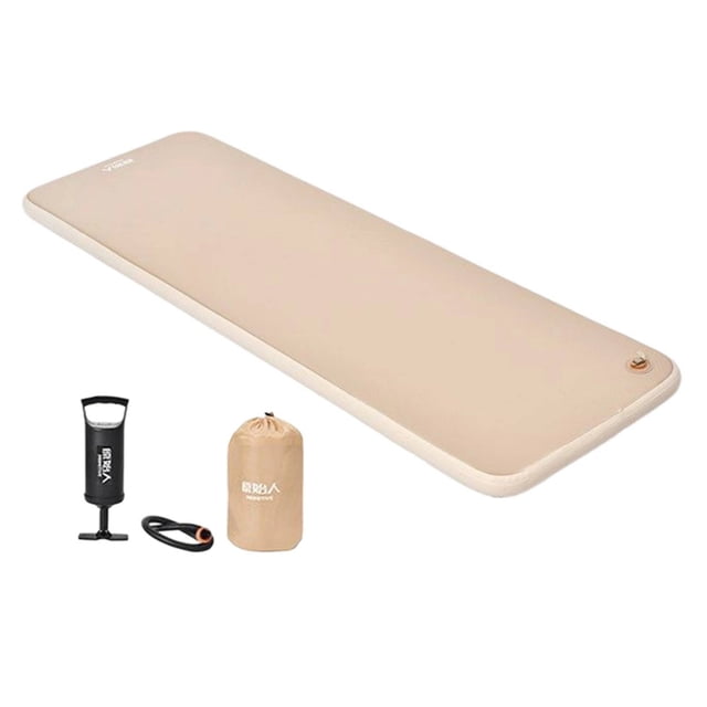 Abbraccia Colchón inflable, esterilla para dormir, cama de aire cepillada, alfombrilla portátil para camping y adultos