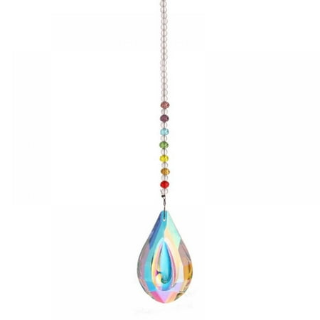 

K9 Colorful Crystal Pendant TOPWONER DIY Handmade 76Mm Crystal PIPA Pendant Chain Curtain