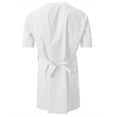 thumbnail image 2 of 7Encounter Unisex Multifunctional Short Sleeves Wrap Smock White Size L/XL, 2 of 4