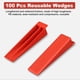 thumbnail image 4 of Sistema de nivelación de baldosas 100 cuñas de nivelación de baldosas (2 mm), 100 insertos, 1 abrazadera, abrazadera de nivelación, sistema de nivelación autonivelante, nivelador de baldosas de arcil, 4 of 5