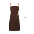 thumbnail image 6 of Waterproof Kitchen Apron with Pockets for Men Women Cleaning Pinafore Waist Tie Shop Work Uniform BBQ Gift, 6 of 8