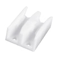 thumbnail image 2 of Sliding Shower Door Bottom Guide Shower Door Divider Track Guide Glass Bumpers Plastic Track Shower Room Accessories, 2 of 7