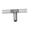thumbnail image 4 of Stainless Steel Hose Barb Tee, 3 Way Sturdy Clean 8mm Dia Stainless Steel Barb Tee  For Gas, 4 of 8