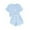 Sky Blue, variant on ibuvkizy Baby Girl ClothesToddler Girl Short Clothing Sets,Fashion Casual Short Sleeve Tops Round Neck Collar Botton Printed Short Pants Sets,Summer Casual Top Tee Shirts,Gifts for Her