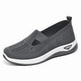 thumbnail image 2 of Women Casual Shoes Slip On Loafers Walking Shoes Casual Footwear Mesh Hollow Non Slip Sole For Everyday Outdoor Wear ,Us Size:7, 2 of 9