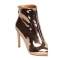 thumbnail image 1 of Cape Robbin GB57 Women Metallic Leatherette Pointy Toe Stiletto Bootie, 1 of 5